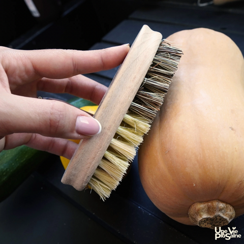 Brosse à légumes en bois | Double fibres