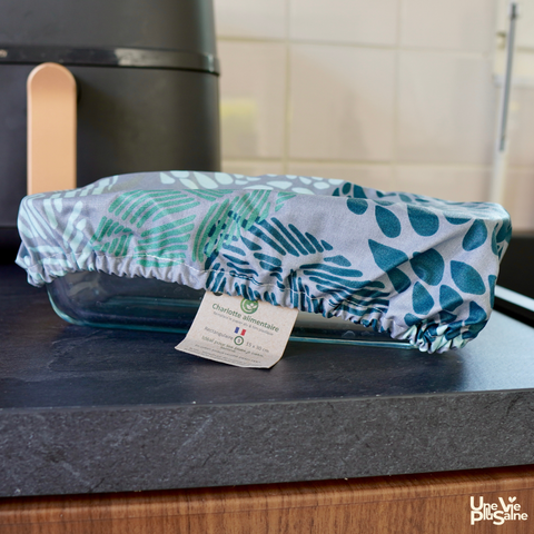 Charlotte alimentaire rectangulaire | Couvre plat lavable | Taille S