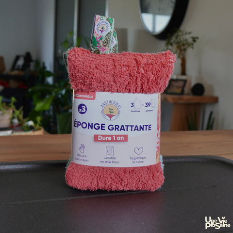 Lot de 3 éponges lavable | Double face