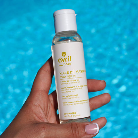 Huile de massage | Bébé | BIO | 100mL | AvrilcrèmeUneViePlusSaine