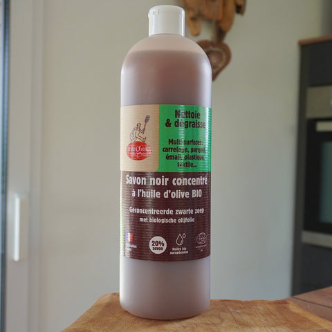 Savon noir concentré à l'huile d'olive bioentretienUneViePlusSaine
