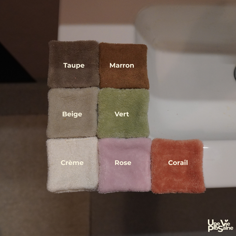 Lingettes lavables démaquillantes en bambou | Lot de 4
