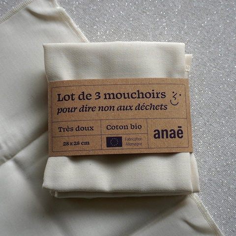 Mouchoirs | Lot de 3UneViePlusSaine