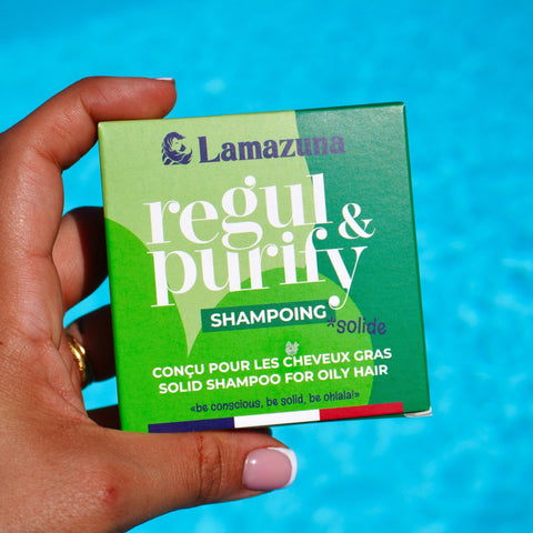 Shampoing solide | cheveux gras | Argile verte & spiruline | LamazunashampoingUneViePlusSaine