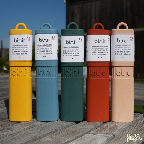 Kit de couverts réutilisables | 5 coloris