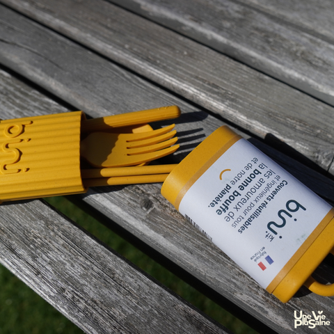 Kit de couverts réutilisables | 5 coloris