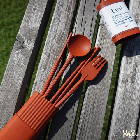 Kit de couverts réutilisables | 5 coloris