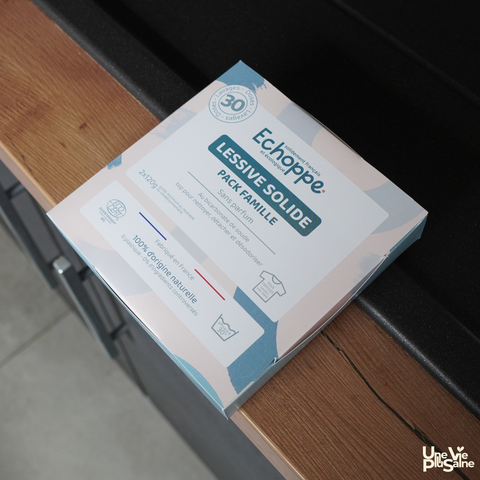 Tablettes de lessive solides | 15 ou 30 doses | 100% d’origine naturelle