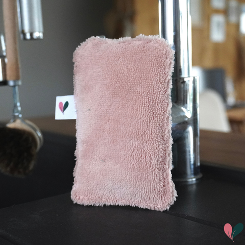 Éponge lavable écologique double face bambou & coton