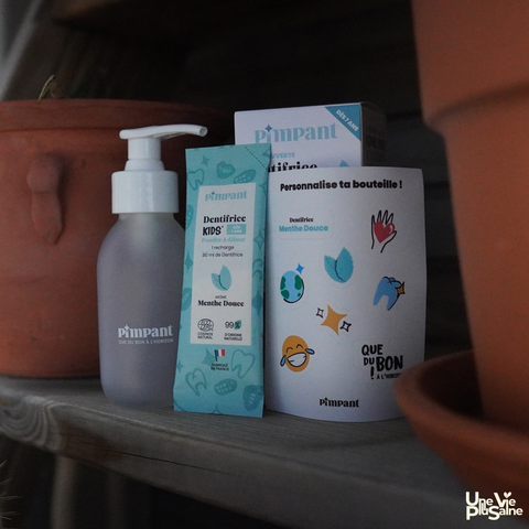 Dentifrice KIDS | Poudre à diluer | Kit découverte | 2 parfums