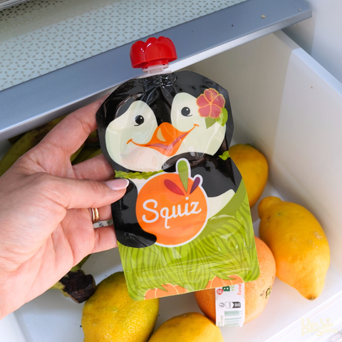 Gourde réutilisable SQUIZ I Zéro déchet, fabriquée en Suisse