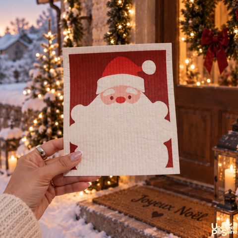 Éponge écologique de Noël | Lavable & compostable