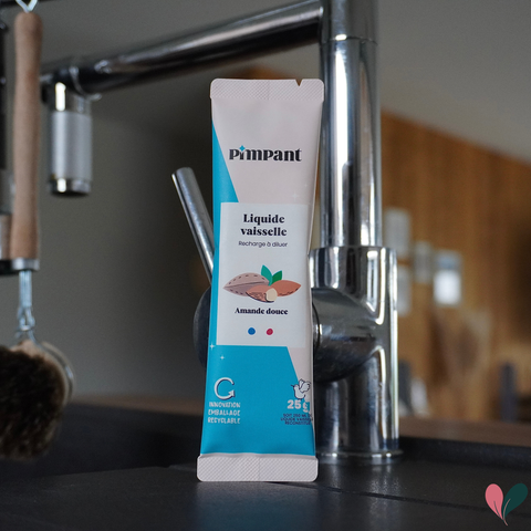 Recharge liquide vaisselle à diluer | Parfum amande ou agrumes