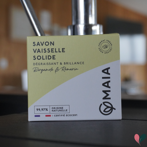 Savon vaisselle solide | Bergamote & romarin | 100g
