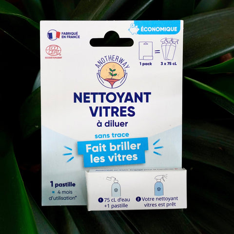 Le nettoyant vitres en pastilles à diluer | x3acide citriqueUneViePlusSaine
