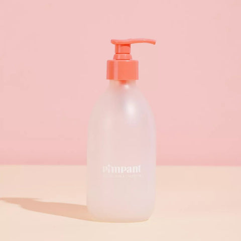 Bouteille Verre Sécurisé 250 ml | Rechargeable à l’infini | Spéciale Gel Douche PIMPANTBouteilleUneViePlusSaine