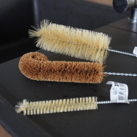 Goupillon fibres naturelles | 3 modèles (paille / bouteille / coco)BrosseUneViePlusSaine