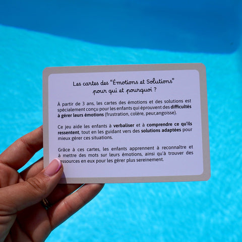Cartes émotions et solutions | dès 3 anscartesUneViePlusSaine