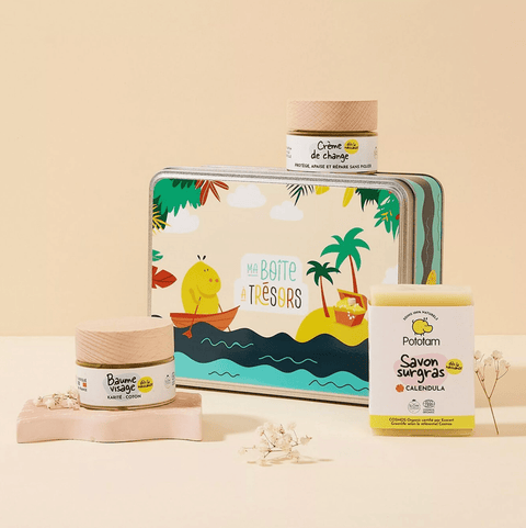 Coffret bébé | Ma boîte à trésors | 3 produitscoffretUneViePlusSaine