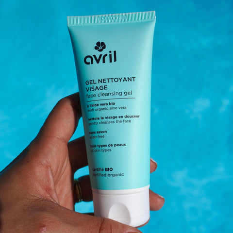 Gel nettoyant visage | Aloe vera | 100mL | Avrilcrème visageUneViePlusSaine