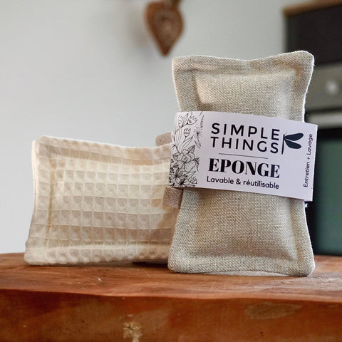 Éponge lavable | Les pastelsépongeUneViePlusSaine