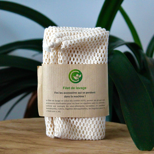 Filet de lavage | Coton BIO | 30 x 25 cm | Angie Be Greenfilet de lavageUneViePlusSaine