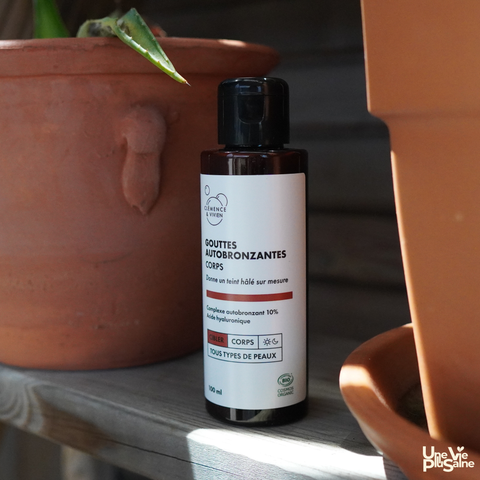 Gouttes autobronzantes corps | Hâle progressif naturel | 100ml