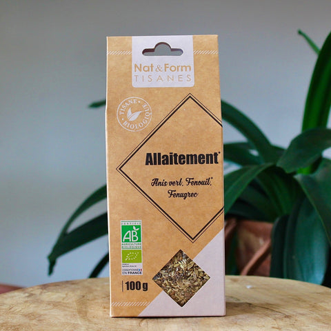 Tisane allaitement bio | Anis vert, fenouil & fenugrec | Nat&ForminfusionUneViePlusSaine