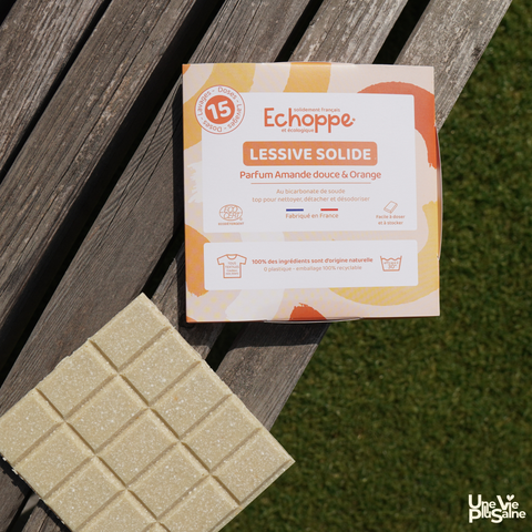Tablettes de lessive solides | 15 ou 30 doses | 100% d’origine naturelle
