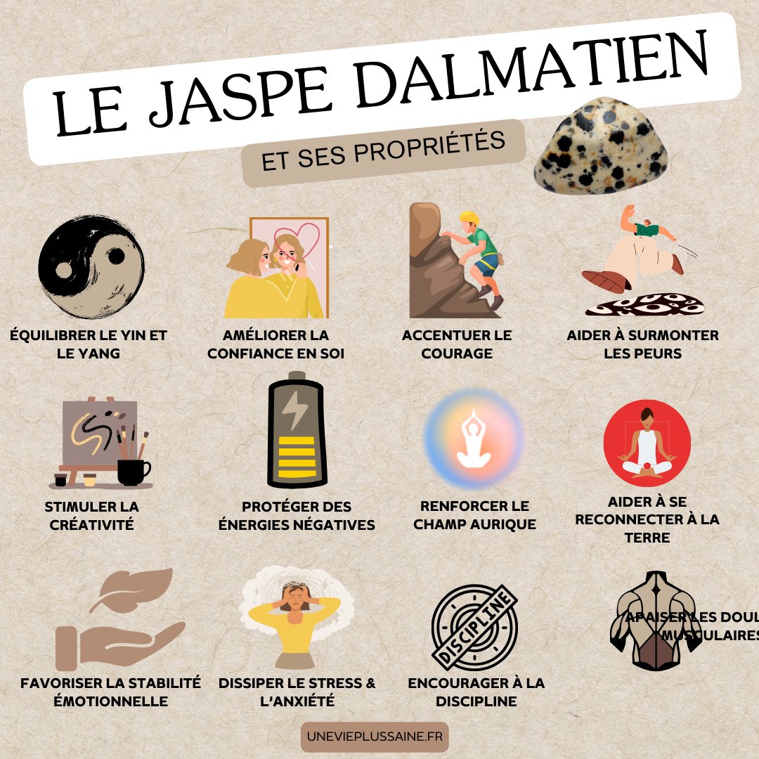 Le bracelet de l'équilibre | Jaspe Dalmatien | HommepierreUneViePlusSaine