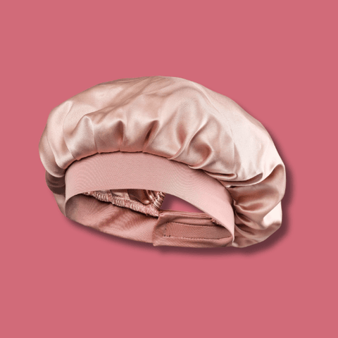Bonnet de nuit en soie | Champagne, rose ou noirUneViePlusSaine