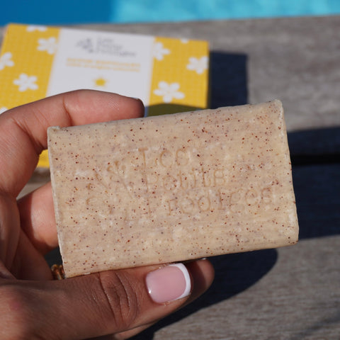 Savon exfoliant | Monoï | 100g | Les Petits Prödigessavon solideUneViePlusSaine