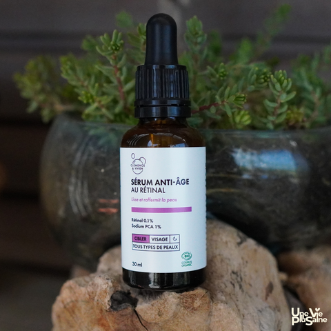 Sérum Anti-Âge au Rétinal | Estompe et Prévient les Signes de l'Âge | Clémence & Vivien | 30mL