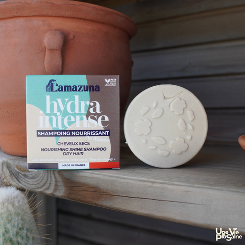 Shampoing solide cheveux secs |  Huile de coco vierge | Hydratation intense | Lamazuna