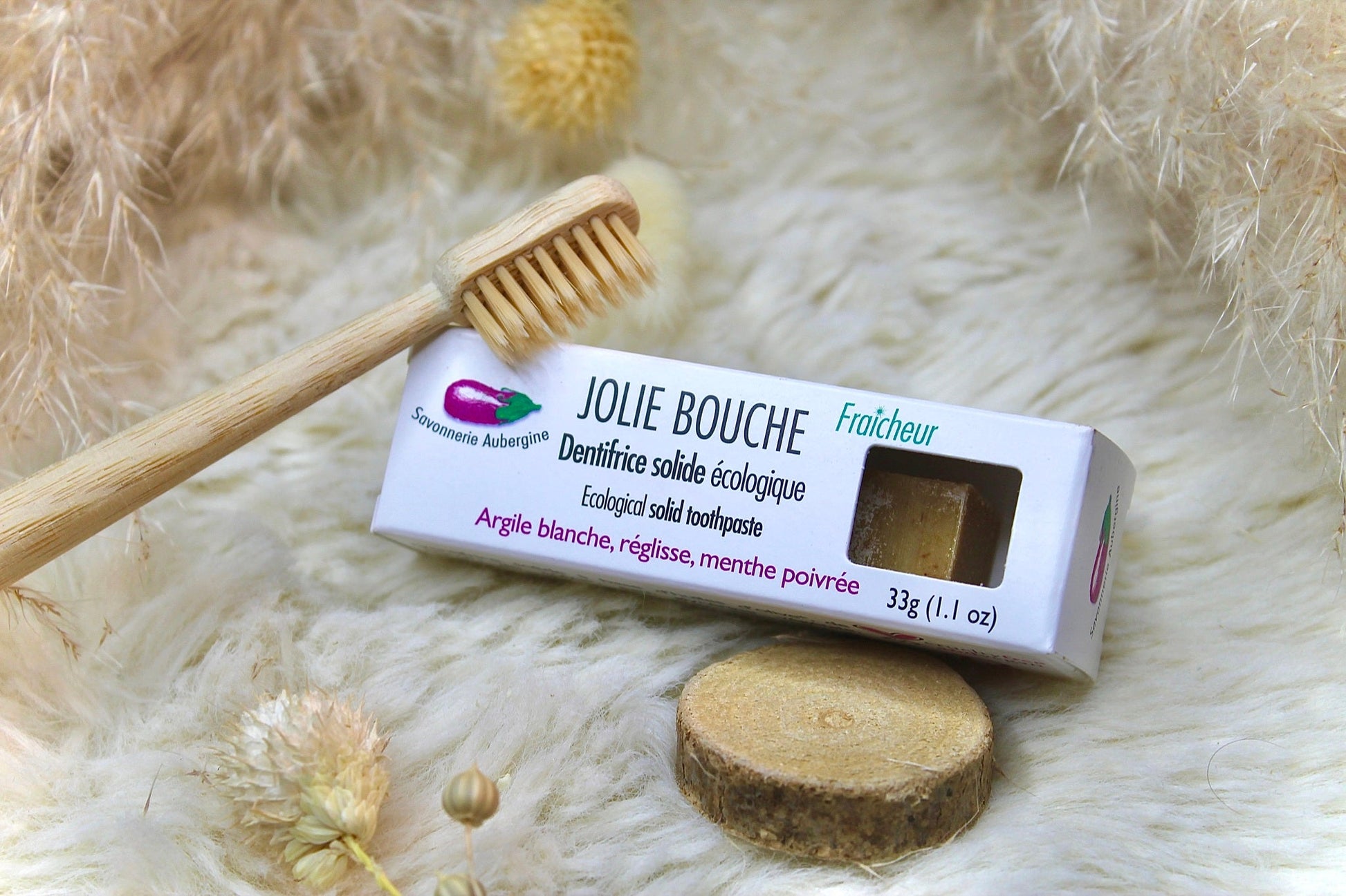 Dentifrice solide BIO | Menthe poivréedentifrice solideUneViePlusSaine